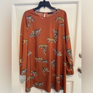 Tiger shift dress!